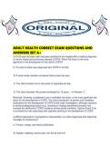 ADULT HEALTH CORRECT EXAM QUESTIONS AND ANSWERS SET A&period;pdf