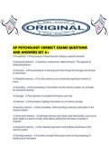 AP PSYCHOLOGY CORRECT EXAMS QUESTIONS AND ANSWERS SET A&period;pdf