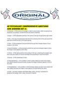AP PSYCHOLOGY COMPREHENSIVE QUESTIONS AND ANSWERS SET A&period;pdf