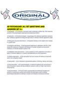 AP PSYCHOLOGY ALL SET QUESTIONS AND ANSWERS SET A&period;pdf