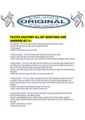 PILATES ANATOMY ALL SET QUESTIONS AND ANSWERS SET A&period;pdf