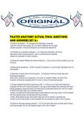 PILATES ANATOMY ACTUAL FINAL QUESTIONS AND ANSWERS SET A&period;pdf
