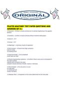 PILATES ANATOMY TEST PAPER QUESTIONS AND ANSWERS SET A&period;pdf