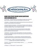 NURS 5366 STUDY EXAMS GUIDE QUESTIONS AND ANSWERS SET A&period;pdf