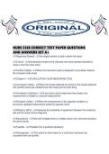 NURS 5366 CORRECT TEST PAPER QUESTIONS AND ANSWERS SET A&period;pdf