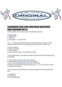 LEADERSHIP NUR 4590 CORE MAIN QUESTIONS AND ANSWERS SET A&period;pdf