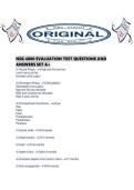 NSG 4800 EVALUATION TEST QUESTIONS AND ANSWERS SET A&period;pdf