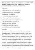 TBS PHASE 1 EXAM 2 PRACTICE EXAM &ndash; QUESTIONS AND ANSWERS &vert; VERIFIED&NewLine;AND WELL DETAILED ANSWERS &vert;EXAM TESTBANK &vert; PLUS RATIONALES &vert;&NewLine;DOWNLOAD AND PASS &vert; LATEST EXAM UPDATE 2026&sol;2027