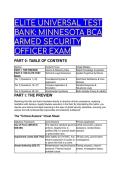 2026&sol;2027 Minnesota BCA Armed Protective Agent Exam - ELITE Universal Test Bank & Study Guide &NewLine;&lpar;S-Tier Scenarios&rpar;