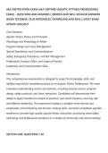 AEA CERTIFICATION EXAM-&lpar;AEA CERTIFIED AQUATIC FITTNESS PROFESSIONAL&NewLine;EXAM&rpar; &ndash; QUESTIONS AND ANSWERS &vert; VERIFIED AND WELL DETAILED ANSWERS&NewLine;&vert;EXAM TESTBANK &vert; PLUS RATIONALES &vert; DOWNLOAD AND PASS &vert; LATEST EXAM&NewLine;UPDATE 2026&sol;2027