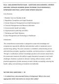 RCAL -NAB ADMINISTRATOR EXAM &ndash; QUESTIONS AND ANSWERS &vert; VERIFIED&NewLine;AND WELL DETAILED ANSWERS &vert;EXAM TESTBANK &vert; PLUS RATIONALES &vert;&NewLine;DOWNLOAD AND PASS &vert; LATEST EXAM UPDATE 2026&sol;2027