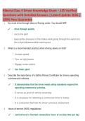 Alberta Class 4 Driver Knowledge Exam 2026 &vert; 155 Questions & Detailed Answers &vert; Latest Update &vert; Complete Exam Prep