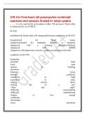 ATR 511 Final Exam &lpar;all powerpoints combined&rpar;&NewLine;questions and answers Graded A&plus; latest update&NewLine;&lowbar;&lowbar;&lowbar;&lowbar;&lowbar; is to be used in the acute phase &lpar;within 72h and up to 7days&rpar; after&NewLine;a concussion by an AT&sol;HCP&NewLine;SCAT6&NewLine;modifiers&sol;risk factors that will change performance 