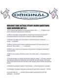 BIOLOGY 1306 ACTUAL STUDY GUIDE QUESTIONS AND ANSWERS SET A&period;pdf