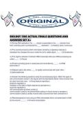 BIOLOGY 1306 ACTUAL FINALS QUESTIONS AND ANSWERS SET A&period;pdf