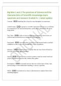 BICM-301 &mdash; Basic Inspection Concepts and&NewLine;Methods CWB Welding Inspector Level 1 questions&NewLine;and answers Graded A&plus; latest update&NewLine;What is a discontinuity&quest; - Any disruption in the physical or&NewLine;compositional feature of a part&period;&NewLine;Which methods are considered No