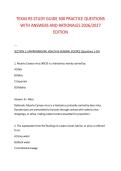 TEXAS RS STUDY GUIDE 300 PRACTICE QUESTIONS &NewLine;WITH ANSWERS AND RATIONALES 2026&sol;2027 &NewLine;EDITION
