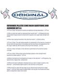 REFORMER PILATES CORE MAIN QUESTIONS AND ANSWERS SET A&period;pdf