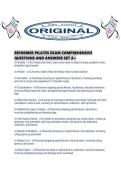 REFORMER PILATES EXAM COMPREHENSIVE QUESTIONS AND ANSWERS SET A&period;pdf