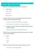 Florida Class C Water Operator License Exam 2026 &vert; Complete Review &vert; Questions & Answers &vert; Latest Update &vert; Exam Prep