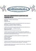 NUR 2356 COMPREHENSIVE QUESTIONS AND ANSWERS SET A&period;pdf