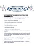NUR 2356 STUDY EXAM GUIDE QUESTIONS AND ANSWERS SET A&period;pdf