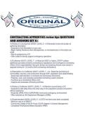CONTRACTING APPRENTICE review tips QUESTIONS AND ANSWERS SET A&period;pdf