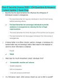 Florida Class D Security License Exam 2026 &vert; 154 Questions & Answers &vert; Latest Update &vert; Complete Security Officer Exam Prep