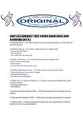 CNIT 242 CORRECT TEST PAPER QUESTIONS AND ANSWERS SET A&period;pdf