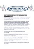 ISDS 1100 EVALUATION TEST QUESTIONS AND ANSWERS SET A&period;p