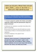 NUR 520 EXAM 2 PRACTICE EXAM &NewLine;Q&A &lpar;PDF&rpar; &vert; 2026&sol;27 RATED A&plus; &vert; &NewLine;INSTANT PDF DOWNLOAD 