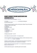 HURST CORRECT EXAMS QUESTIONS AND ANSWERS SET A&period;pdf