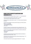 HURST STUCY GUIDE SET QUESTIONS AND ANSWERS SET A&period;pdf
