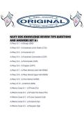 NAVY ODS KNOWLEDGE REVIEW TIPS QUESTIONS AND ANSWERS SET A&period;pdf