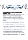 NAVY ODS CORRECT EXAMS QUESTIONS AND ANSWERS SET A&period;pdf