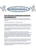 NAVY ODS ACTUAL COMPREHENSIVE QUESTIONS AND ANSWERS SET A&period;pdf