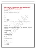 BSN 215 Pharm calculations Exam questions and&NewLine;answers Graded A&plus; latest update&NewLine;Question 2 of 3&NewLine;How many deciliters are there in 1 liter&quest;&NewLine;10&NewLine;0&period;1&NewLine;100&NewLine;0&period;01 - 10&NewLine;A deciliter is equal to 0&period;1L&comma; therefore 10 deciliters would equal 1 liter&period;&NewLine;Question 1 of 