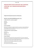 MEAGHAN PIRETTI STUDY GUIDE EXAM  2026- QUESTIONS &NewLine;LATEST 2026 &ndash; 2027  VERSION SOLVED QUESTIONS & &NewLine;ANSWERS