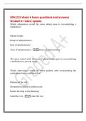 BSN 215 Week 6 Exam questions and answers&NewLine;Graded A&plus; latest update&NewLine;Which information would the nurse obtain prior to reconstituting a&NewLine;medication&quest;&NewLine;Patient's name&NewLine;Route of administration&NewLine;Rate of administration&NewLine;Time of administration - Route of 