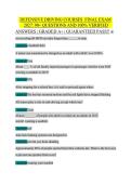Defensive Driving Final Exam 2027 &vert; 90&plus; Questions & Study Guide