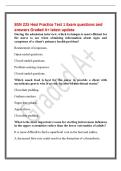 BSN 225 Hesi Practice Test 1 Exam questions and&NewLine;answers Graded A&plus; latest update&NewLine;During the admission interview&comma; which technique is most efficient for&NewLine;the nurse to use when obtaining information about signs and&NewLine;symptoms of a client's primary hea