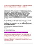 N212 Pathophysiology Exam 2 - Practice Questions Eastwick College Update Complete Test Bank &vert; Comprehensive Nursing Board Review