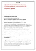 MODERATE SEDATION CERTIFICATION EXAM  2026- &NewLine;QUESTIONS LATEST 2026 &ndash; 2027  VERSION SOLVED &NewLine;QUESTIONS & ANSWERS