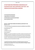 IVY SOFTWARE MBA PREPWORKS FUNDAMENTALS OF &NewLine;ECONOMICS EXAM  2026- QUESTIONS LATEST 2026 &ndash; 2027  &NewLine;VERSION SOLVED QUESTIONS & ANSWERS