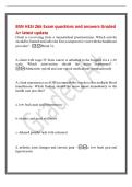 BSN HESI 266 Exam questions and answers Graded&NewLine;A&plus; latest update&NewLine;Client is recovering from a transurethral prostatectomy&period; Which activity&NewLine;should be limited until after the first postoperative visit with the healthcare&NewLine;provider&quest; - Drink 3L&NewLine;A client with