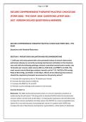 SECURE COMPREHENSIVE THERAPIST MULTIPLE-CHOICE SAE &NewLine;&lpar;FORM 2020&rpar; - TMC EXAM  2026- QUESTIONS LATEST 2026 &ndash; &NewLine;2027  VERSION SOLVED QUESTIONS & ANSWERS