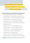HAZWOPER 40 Exam 1 2027 &vert; 100 Questions & Verified Answers