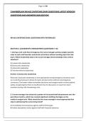 CHAMBERLAIN NR-452 CAPSTONE EXAM QUESTIONS LATEST VERSION &NewLine;QUESTIONS AND ANSWERS 2026 EDITION