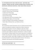 NU 150 PHARMACOLOGY EXAM 3 PRACTICE EXAM &ndash; QUESTIONS AND&NewLine;ANSWERS &vert; VERIFIED AND WELL DETAILED ANSWERS &vert;EXAM TESTBANK &vert; PLUS&NewLine;RATIONALES &vert; DOWNLOAD AND PASS &vert; LATEST EXAM UPDATE 2026&sol;2027