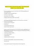 &NewLine;NURSE 242 MED SURGE REVIEW EXAM 4 QUESTIONS WITH CORRECT SOLUTIONS 2025-2026&NewLine;